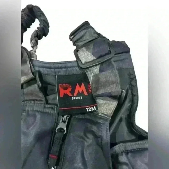 RM 1958  Toddler Boy Snow Puffer Jacket and Snow Bib Snow Pants 12 months - Picture 8 of 9